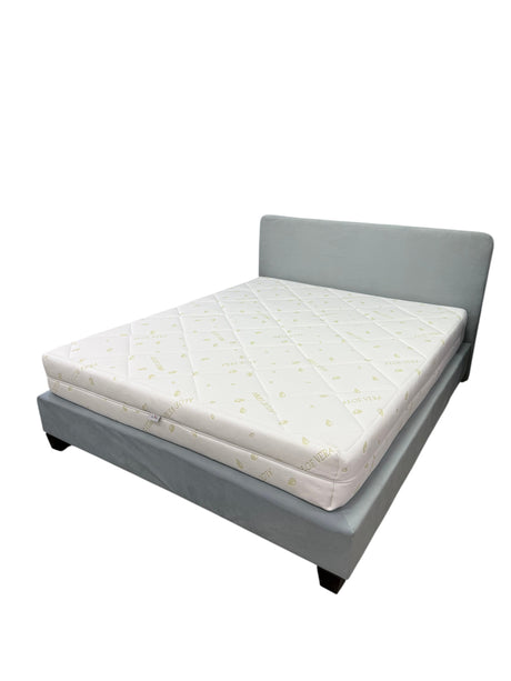 Saltea ortopedica Star Moon Aloe Touch*Plus, 30 cm, spuma poliuretanica cu memorie 4 cm, 7 zone de confort, hipoalergenica, reversibila, fermitate medie