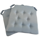 Set de perne pentru scaun Star Moon Blue Check interior/exterior, 40x40x5 cm
