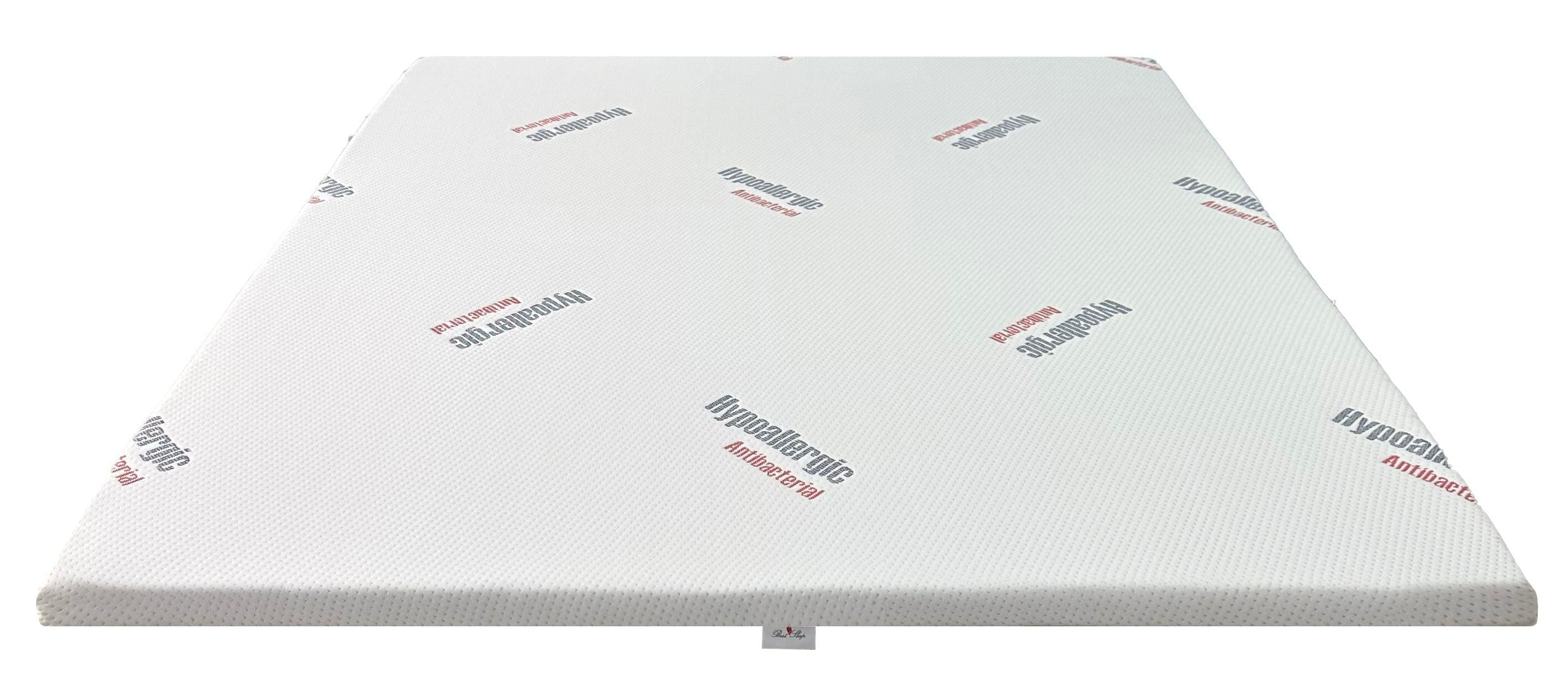 Topper Saltea Best Sleep Unique Hipoalergenic, H8 4cm spuma poliuretanica+ 4 cm memory, husa detasabila lavabila
