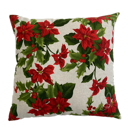 Christmas Flower Decorative Pillow