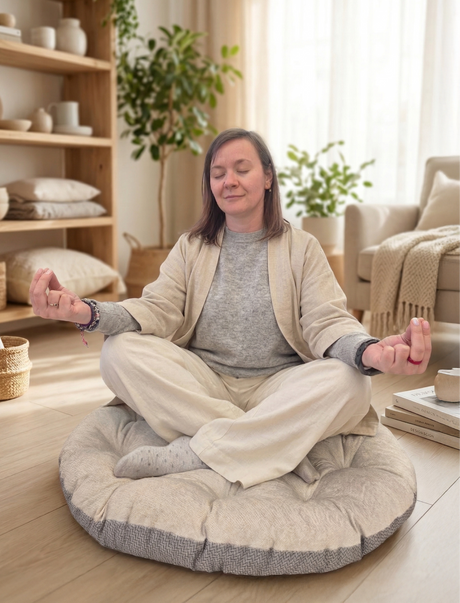 Perna Yoga Starmoon Zen Comfort 75 cm – Perna Meditatie Tip Floor Cushion