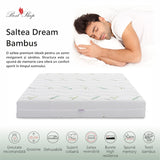 Saltea ortopedica Best Sleep Dream, 20cm, spuma poliuretanica cu memorie, hipoalergenica, antibacteriana, fermitate medie