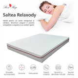 Saltea ortopedica impermeabila, Best Sleep Relaxody, spuma poliuretanica, spuma cu memorie, fermitate moale, husa detasabila lavabila