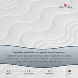 Orthopedic Mattress, Base 18cm Polyurethane foam, hypoallergenic, quilted cover, reversible, firm
