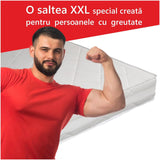 Saltea ortopedica, Best Sleep Grande 30 cm, pentru persoane cu greutate spuma poliuretanica, spuma cu memorie, cocos, husa cu Tencel