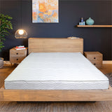 Orthopedic Mattress, Base 18cm Polyurethane foam, hypoallergenic, quilted cover, reversible, firm