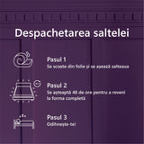 Saltea Ortopedica Sleep Evolution Luna Latex Lavanda 16+4+1, 20cm, latex, husa detasabila tratata cu lavanda, fermitate medie