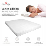 Orthopedic Mattress, Base 18cm Polyurethane foam, hypoallergenic, quilted cover, reversible, firm