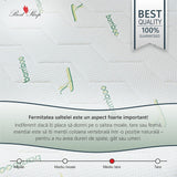 Saltea ortopedica Best Sleep Dream, 20cm, spuma poliuretanica cu memorie, hipoalergenica, antibacteriana, fermitate medie