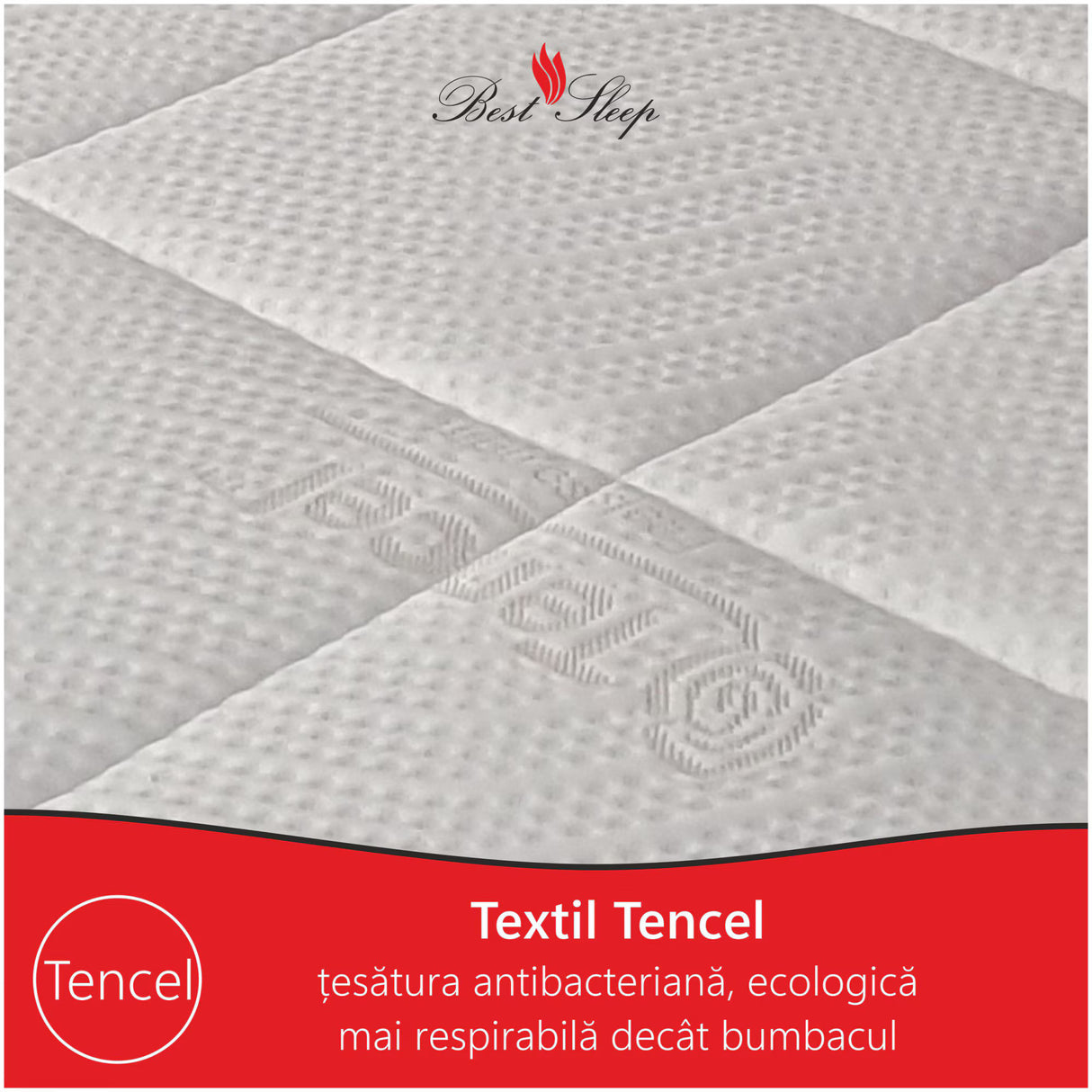 Saltea ortopedica, Best Sleep Grande 30 cm, pentru persoane cu greutate spuma poliuretanica, spuma cu memorie, cocos, husa cu Tencel