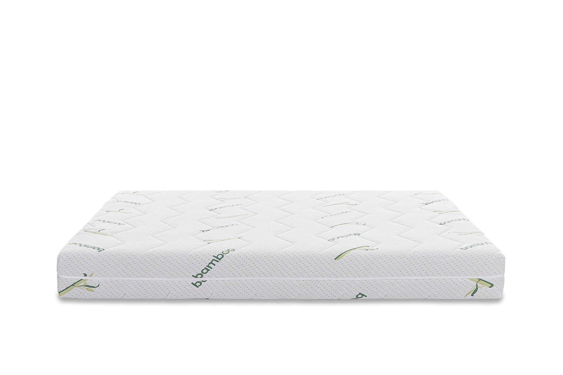 Saltea Ortopedica, Bamboo Feel 16cm Spuma poliuretanica, Reversibila, Husa detasabila, lavabila, matlasata, fibre de bambus, ferma