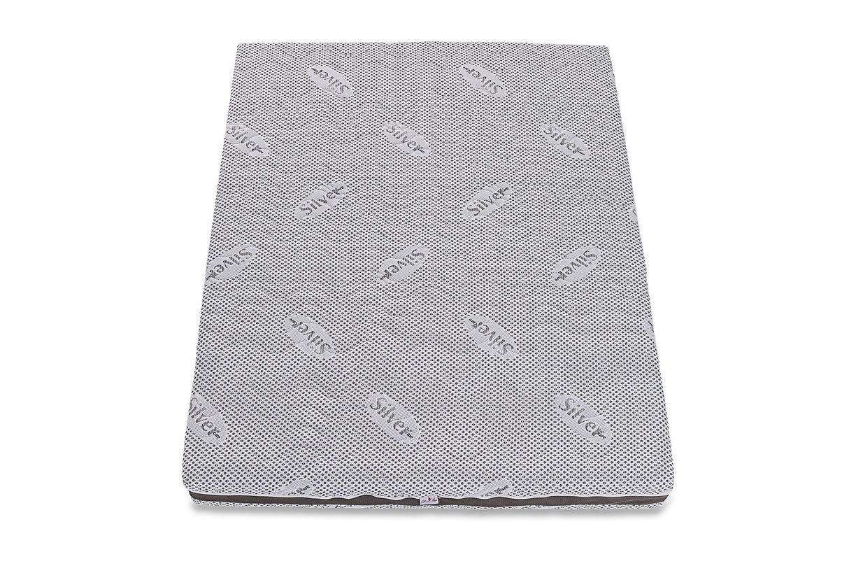 Saltea ortopedica Silver Premier, 20cm, spuma poliuretanica si arcuri individuale, hipoalergenic, reversibila, husa detasabila, ferma