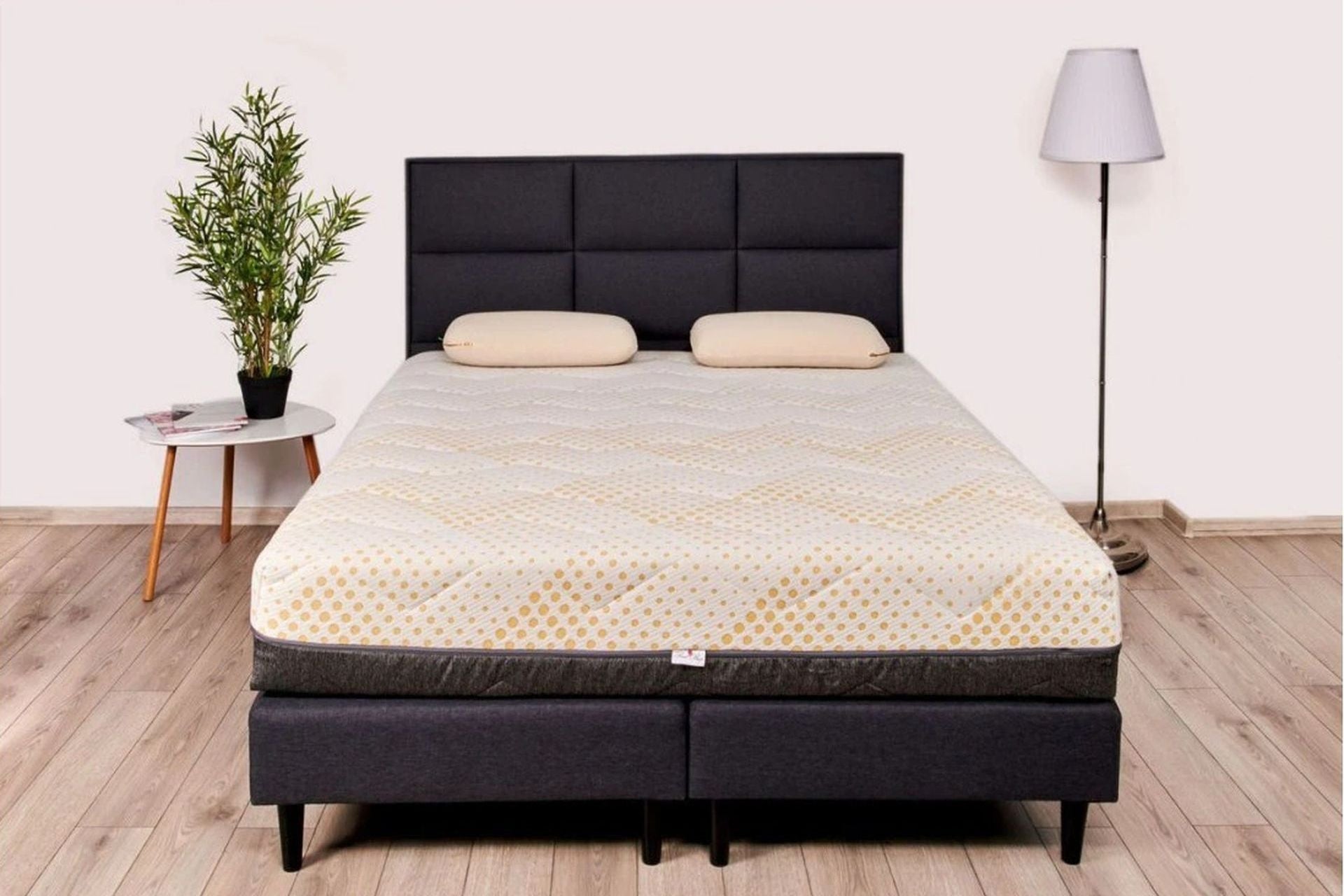 Saltea Ortopedica, Yellow Diamond, 25cm, 20+4+1, Spuma poliuretanica cu memorie, hipoalergenica, husa matlasata, detasabila, fermitate medie - OUTLET