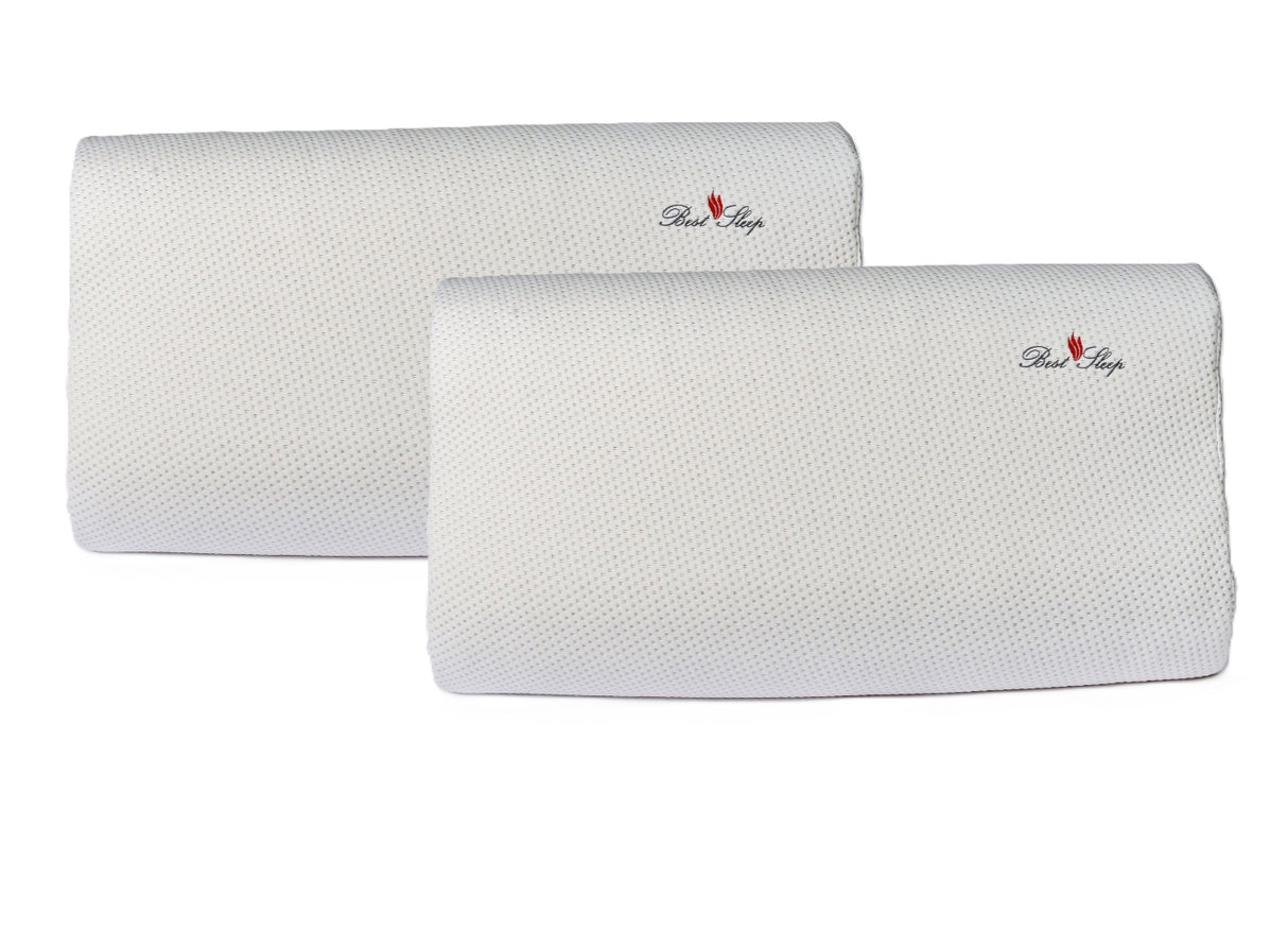 Set of 2 Best Sleep Anatomical Latex Pillows