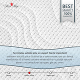 Saltea Ortopedica, Silver Sleep Argentum 22+5+1 28cm, spuma Poliuretanica cu memorie, fir cu ioni de argint, hipoalergenica, husa matlasata, fermitate medie