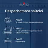 Saltea Ortopedica, Silver Sleep Argentum 20+5+1 26cm, spuma Poliuretanica cu memorie, fir cu ioni de argint, hipoalergenica, husa matlasata, fermitate medie