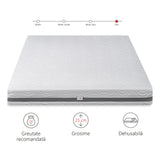 Saltea Ortopedica, Sleep Evolution, Silver Premier, H25 cm, Arcuri Pocket, Reversibila, Husa detasabila, fir cu ioni de argint