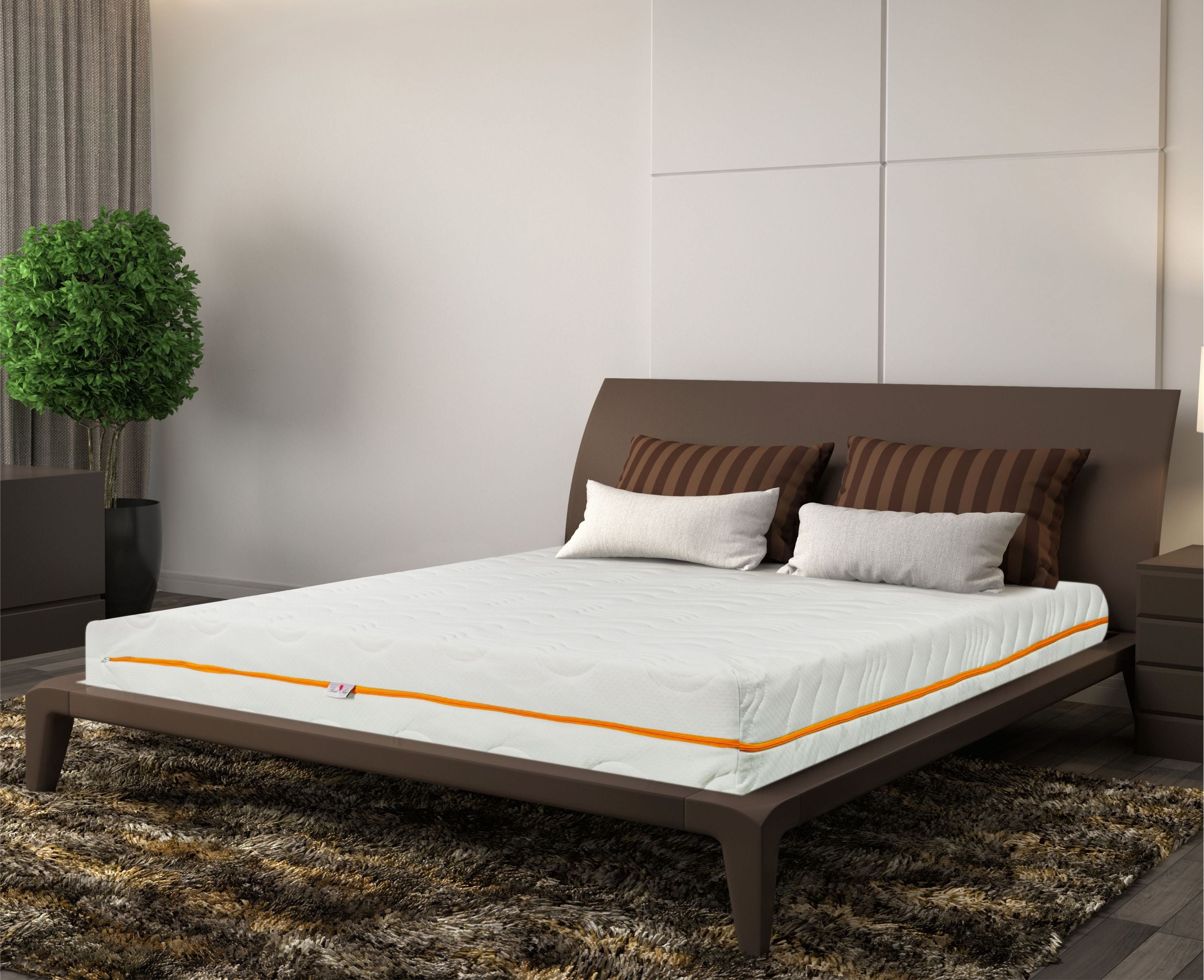 Saltea Ortopedica Supreme 18+5+2 High Resilience 25cm, DoubleSide, 7 zone de confort, spuma poliuretanica, hipoalegenic, reversibila, ferma