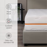 Saltea Ortopedica, Supreme 18+5+2 High Resilience 25cm, DoubleSide, 7 zone de confort, spuma poliuretanica, hipoalegenic, reversibila, ferma