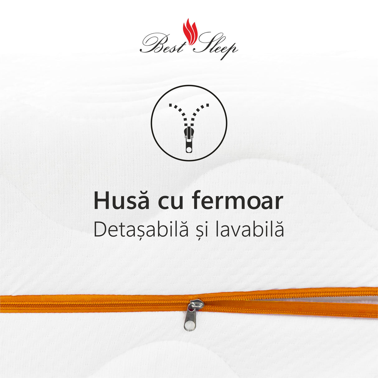 Saltea Ortopedica, Supreme 18+5+2 High Resilience 25cm, DoubleSide, 7 zone de confort, spuma poliuretanica, hipoalegenic, reversibila, ferma