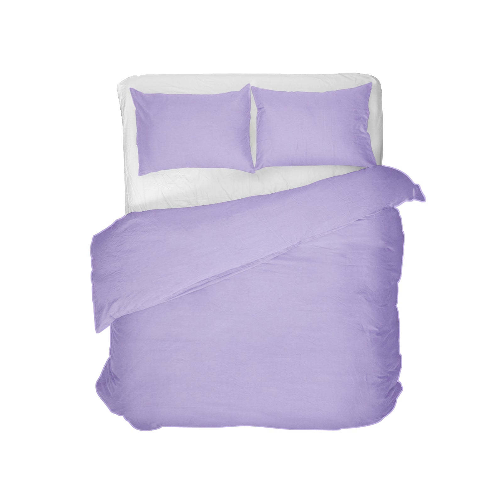 Lenjerie de pat jersey, cu fermoar, 140 gr/mp, lila, 14, 100% bumbac