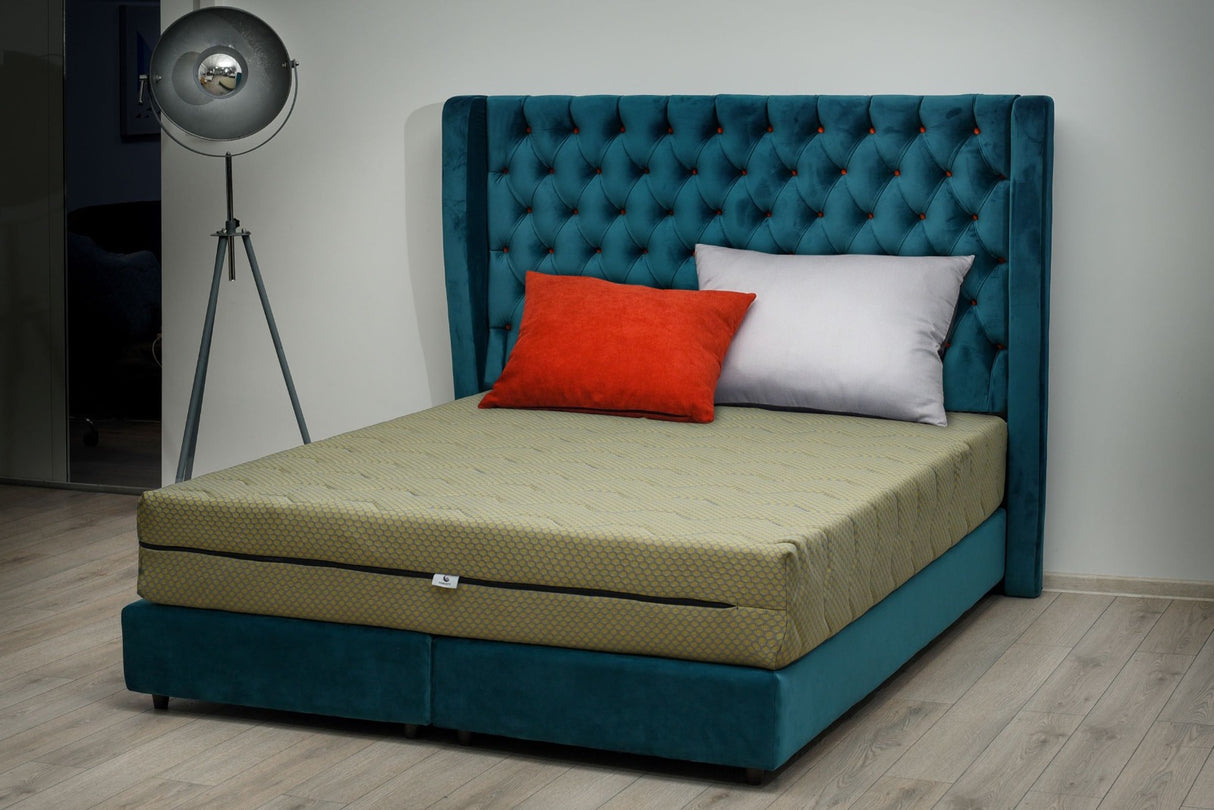 Orthopedic Mattress, Buona Notte, Union, 20cm, polyurethane foam, High Resilience, antibacterial, removable cover, Gala cover, medium firmness