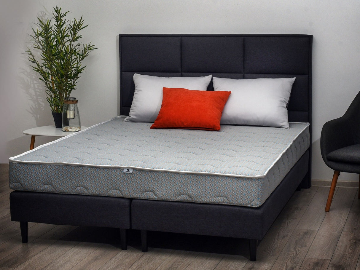 Saltea Superortopedica, Buona Notte, Attivo, 18cm, spuma poliuretanica, antibacterian, husa Cardinal, fermitate medie