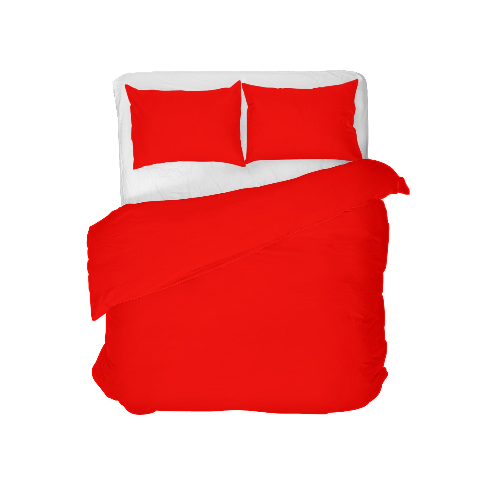 Lenjerie de pat jersey, cu fermoar, 140 gr/mp, rosu, 26, 100% bumbac