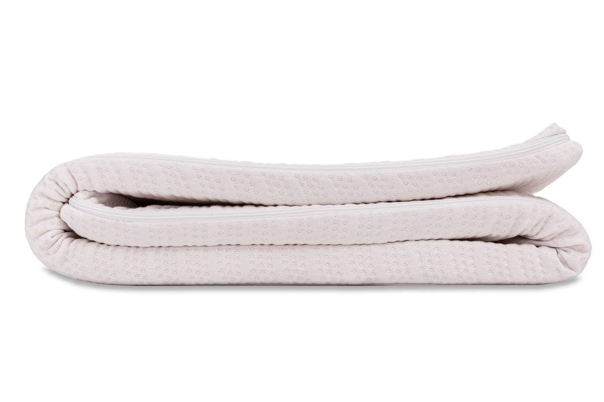 Mattress Topper Best Sleep H 6cm, 4cm polyurethane foam, 2cm High Resilience, removable tencel cover