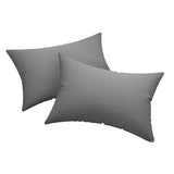 Jersey bed linen with zipper, 115 g/m², grey, 51, 100% cotton
