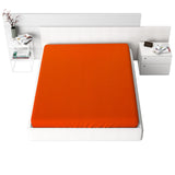Jersey Fitted Sheet, 140gsm, Brick Red, 100% Cotton