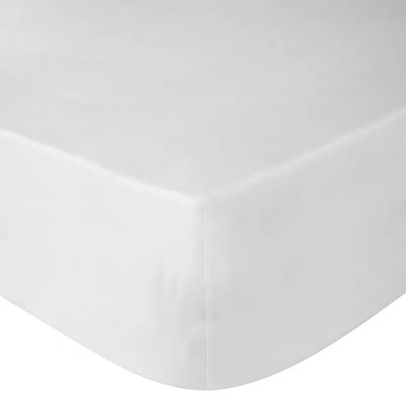 Piese lenjerii-cearceaf pat , Alba, Damasc 1 cm,135 gr/mp, 100% bbc