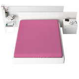 Jersey Fitted Sheet, 140gsm, Pink, 100% cotton
