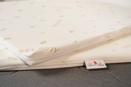 Topper Ortopedic Best Sleep N25 4cm, Husa detasabila Aloe Vera