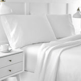 Cotton bed linen Pc, chiffon, White 117 gsm