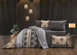 Lenjerie de pat imprimata, Ranforce satinat, model 27