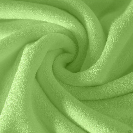 Fitted Terry Cloth Sheet, 150gsm, green, 100% cotton