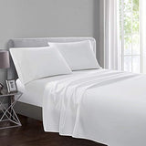 Linen items - duvet cover, White, 2 cm Damask, 145 g/sqm, 70% cotton + 30% polyester
