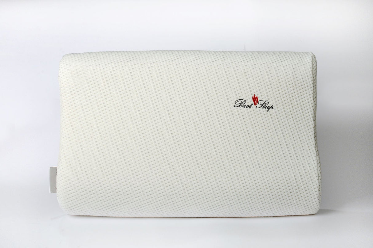 Set of 2 Best Sleep Ergonomic Memory Foam Pillows