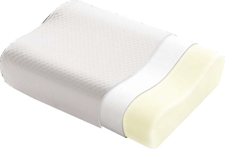 Set of 2 Best Sleep Ergonomic Memory Foam Pillows