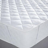 Waterproof Quilted Mattress Protector, White