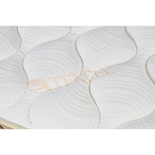 Quilted mattress cover, Tencel, hypoallergenic, with zipper on 3 sides, 16cm