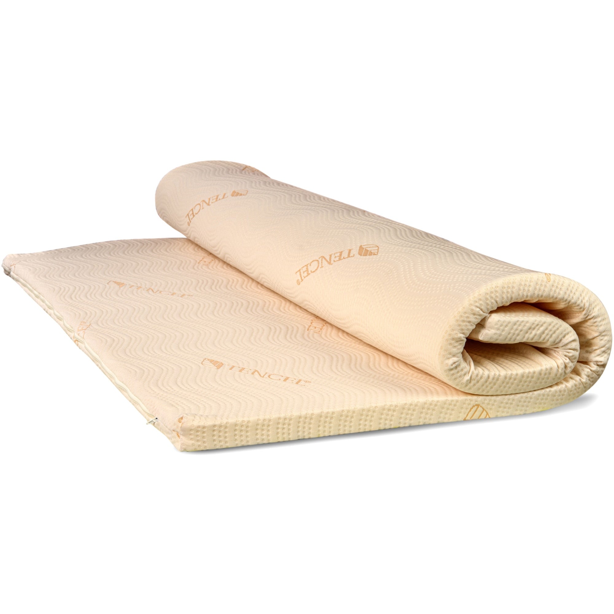 Husa saltea matlasata,tencel,hipoalergenic,cu fermoar pe 3 laturi, 23cm