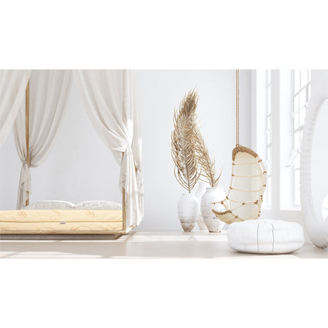 Saltea ortopedica, Best Sleep Comfort Hybrid, 25cm, latex, spuma poliuretanica, husa bumbac, Hipoalergenica, fermitate medie