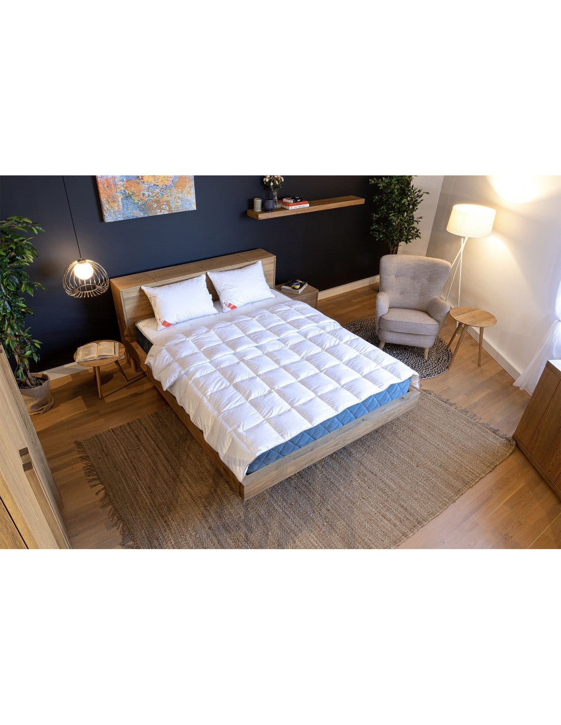 Saltea Ortopedica, Moon 30cm, spuma poliuretanica si arcuri ambalate individual, fermitate medie