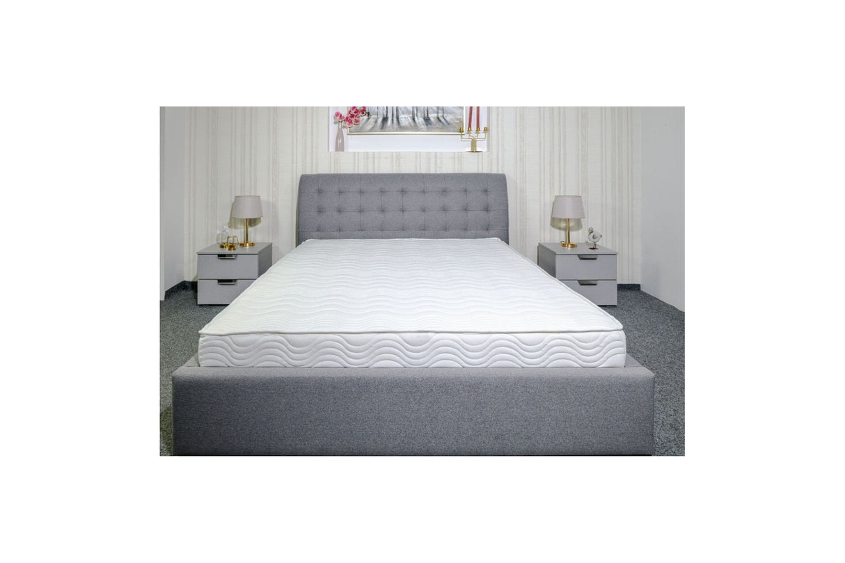 Saltea Ortopedica, Edition Plus, 14+3 Memory, 18cm, spuma poliuretanica cu memorie husa cu efect antimicrobian matlasata, ferma