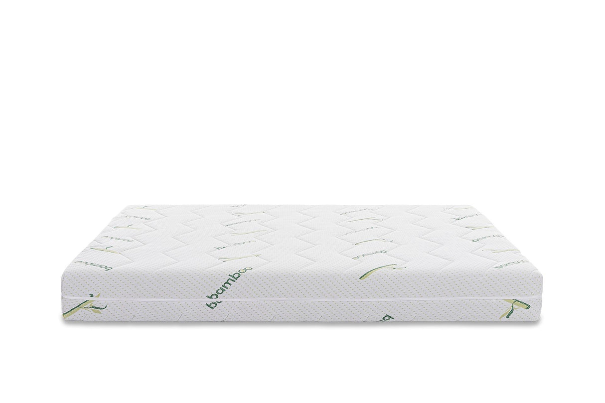 Saltea Ortopedica, Bamboo Feel 11cm Spuma poliuretanica, Reversibila, Husa detasabila, lavabila, matlasata, fibre de bambus, ferma