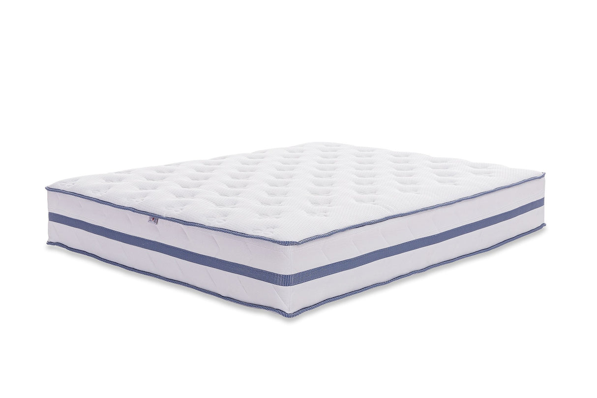 Orthopedic Mattress, Buona Notte, Hotel Line Expert, 34cm, polyurethane foam, high resilience foam, memory foam, hypoallergenic, reversible, medium firmness, Skyline cover
